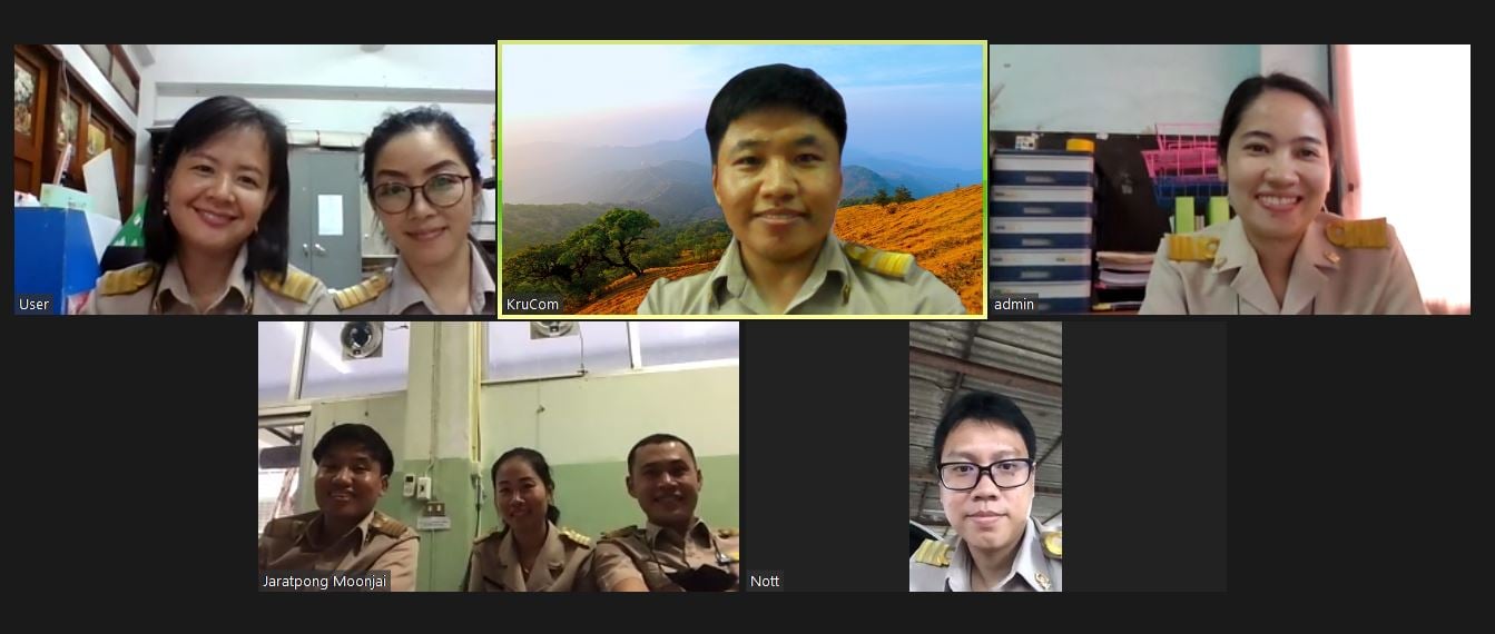 ประชุมสร้างเครือข่าย สควค.แม่ฮ่องสอน ผ่านระบบออนไลน์ Zoom